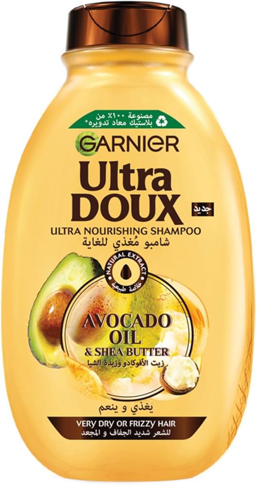 GARNIER ULTRA DOUX AVOCADO OIL and SHEA BUTTER SHAMPOO 400ML
